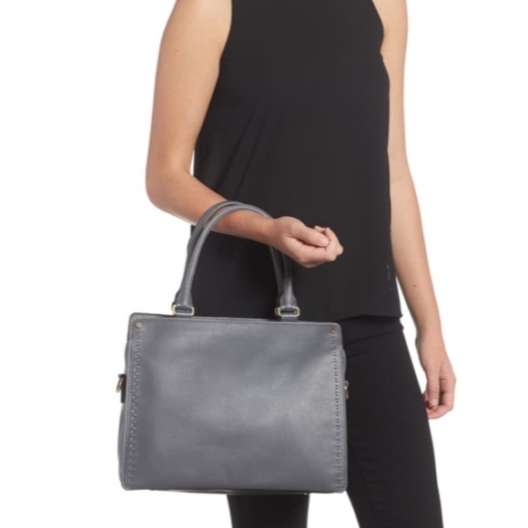 Treasure & Bond Handbags - Treasure & Bond Logan Leather Satchel